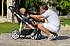 Детская прогулочная коляска Nico, шасси белая/BIA, цвет - SL208  - миниатюра №3